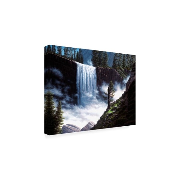 R W Hedge 'Vernal Falls Waterfall' Canvas Art,24x32